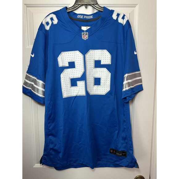 Size XL Nike NFL Football Detroit Lions #26 Jahmyr Gibbs Jersey Men’s NEW